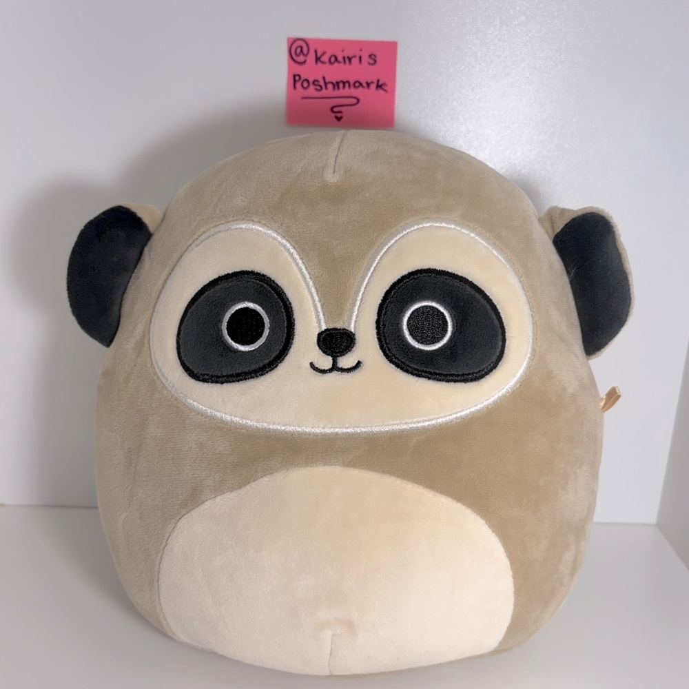 Gracia Squishmallow 8"

Meerkat plush- Black & cream colored